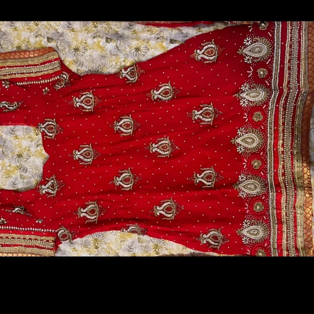 Custom Made Heavy Stonework Rhinestone Embroidered Salwar Kameez - Picture 2 of 5